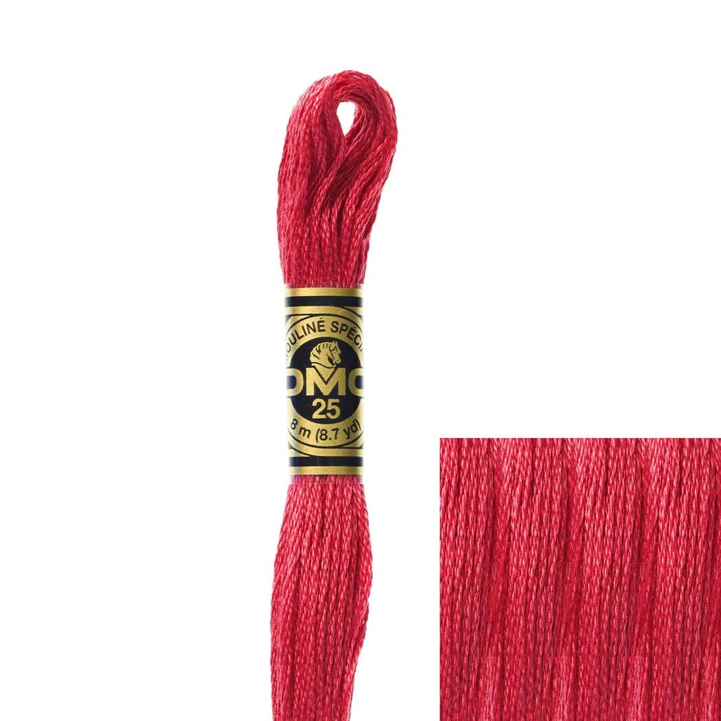 DMC Embroidery Floss, 6 - Strand - Rose Dark 309 - Honey Bee Stamps