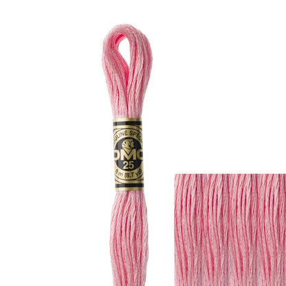 DMC Embroidery Floss, 6 - Strand - Rose Light 3326 - Honey Bee Stamps