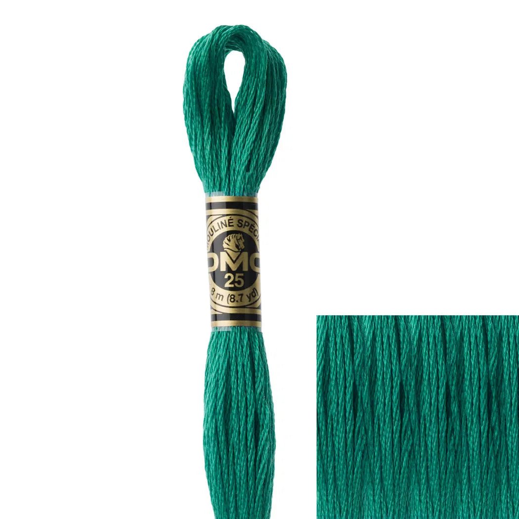 DMC Embroidery Floss, 6 - Strand - Sea Green Very Dark 3812 - Honey Bee Stamps