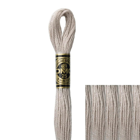 DMC Embroidery Floss, 6 - Strand - Shell Gray Light 453 - Honey Bee Stamps