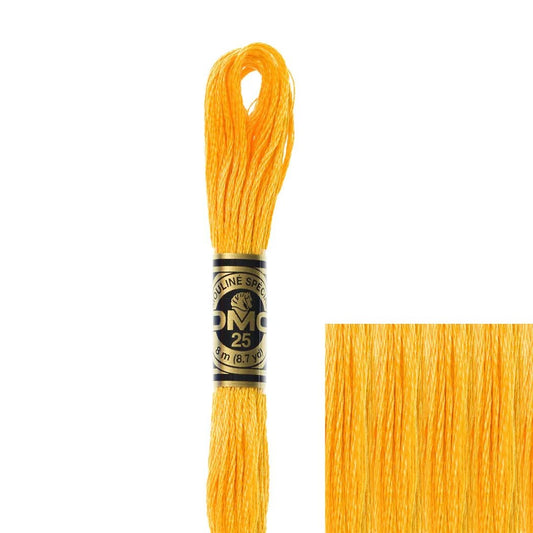 DMC Embroidery Floss, 6 - Strand - Tangerine Light 742 - Honey Bee Stamps