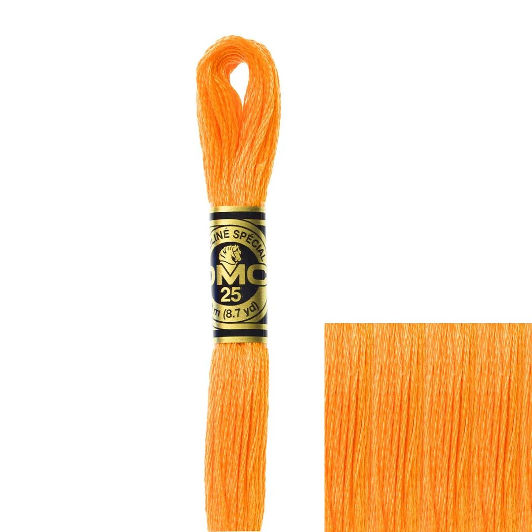 DMC Embroidery Floss, 6 - Strand - Tangerine Medium 741 - Honey Bee Stamps