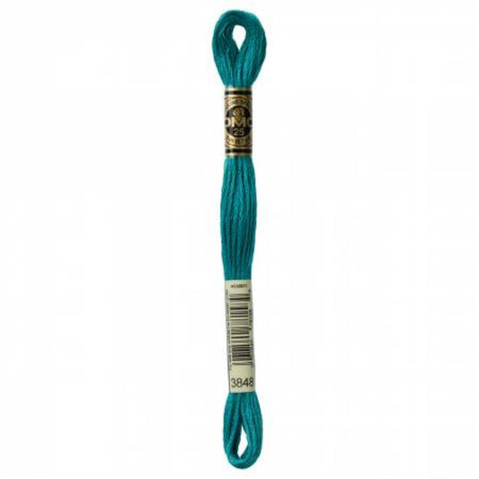 DMC Embroidery Floss, 6 - Strand - Teal Green 3848 - Honey Bee Stamps