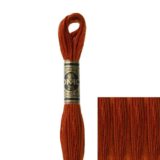 DMC Embroidery Floss, 6 - Strand - Terra Cotta Dark 355 - Honey Bee Stamps