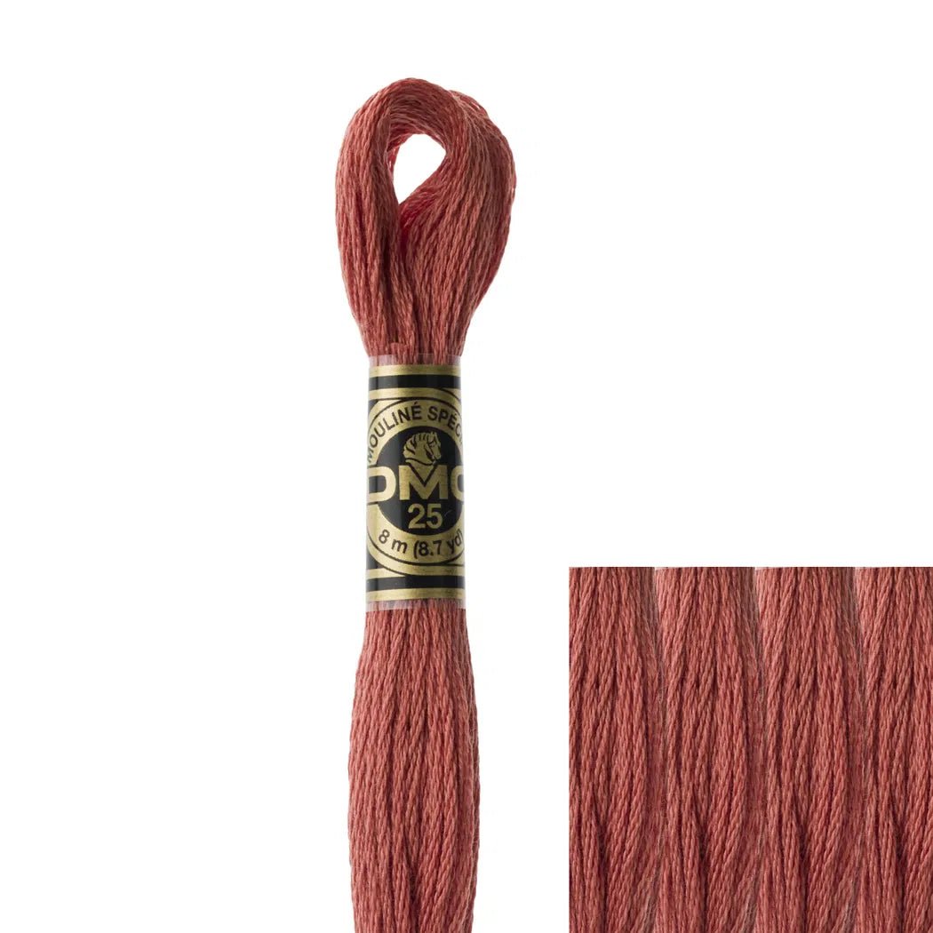 DMC Embroidery Floss, 6 - Strand - Terra Cotta Medium 356 - Honey Bee Stamps