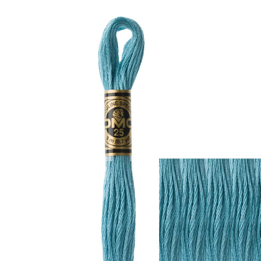 DMC Embroidery Floss, 6 - Strand - Turquoise 597 - Honey Bee Stamps