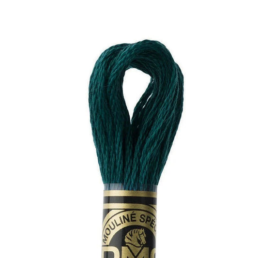 DMC Embroidery Floss, 6-Strand - Turquoise Ultra Very Dark 3808 - Honey Bee Stamps