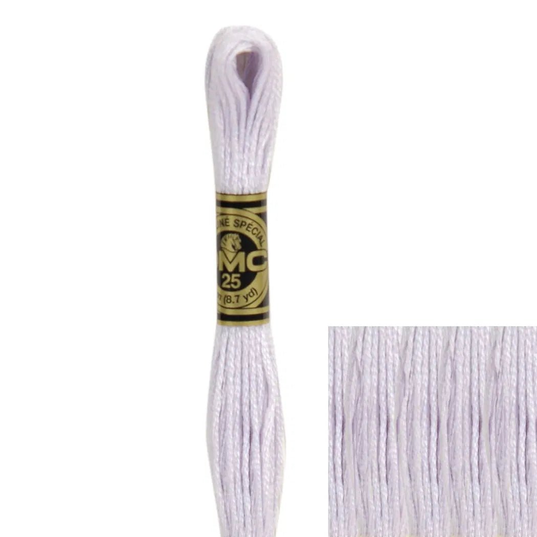 DMC Embroidery Floss, 6 - Strand - Ultra Light Lavender 25 - Honey Bee Stamps