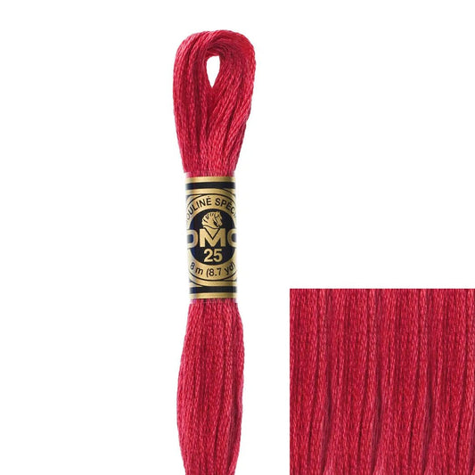 DMC Embroidery Floss, 6 - Strand - Very Dark Rose 326 - Honey Bee Stamps