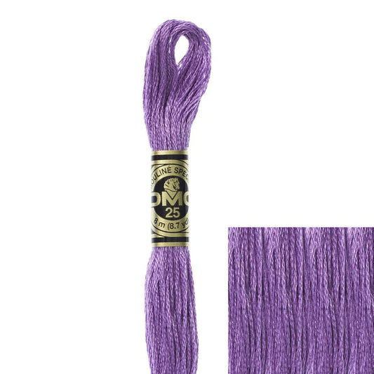 DMC Embroidery Floss, 6 - Strand - Violet Medium 553 - Honey Bee Stamps