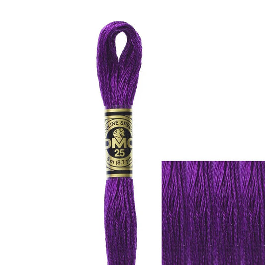 DMC Embroidery Floss, 6 - Strand - Violet Very Dark 550 - Honey Bee Stamps
