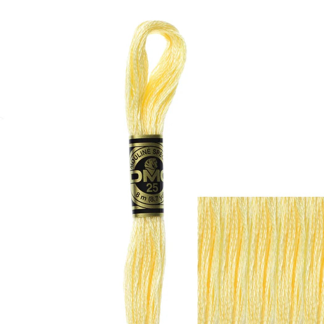 DMC Embroidery Floss, 6 - Strand - Yellow Light 745 - Honey Bee Stamps