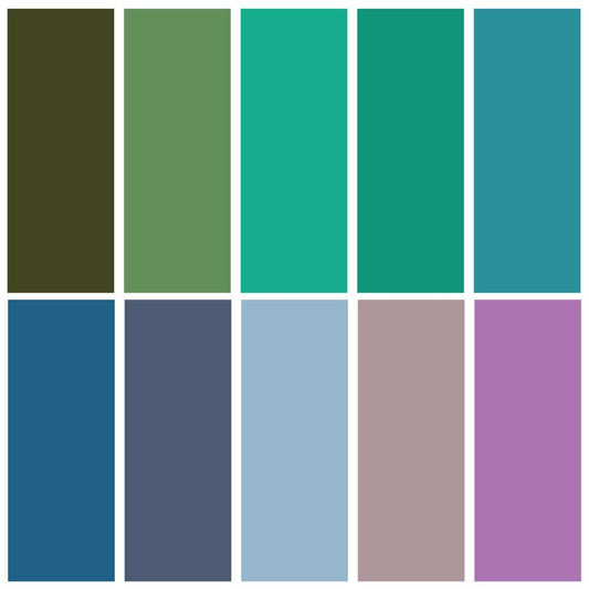 DMC Embroidery Thread Bundle - Cool Collection - Honey Bee Stamps