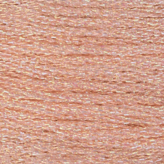 DMC Light Effects Embroidery Floss, 6 - Strand Special Thread - Soft Peach E967 - Honey Bee Stamps