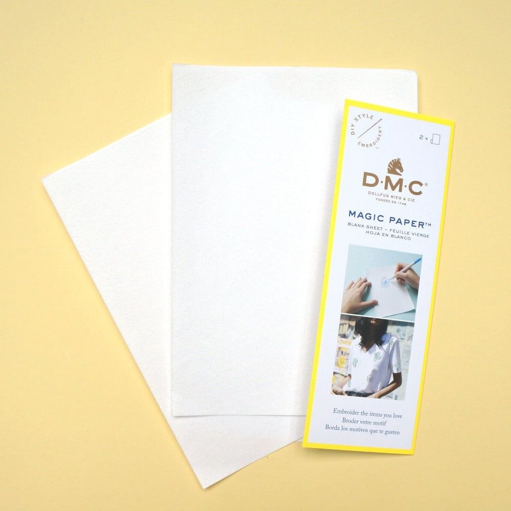 DMC Magic Paper Blank Sheets 5.8"X8.3" 2 Pack - Stick and Stitch - Honey Bee Stamps