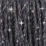 DMC 6-Strand Etoile Embroidery Floss 8.7yd - Very Dark Pewter Gray