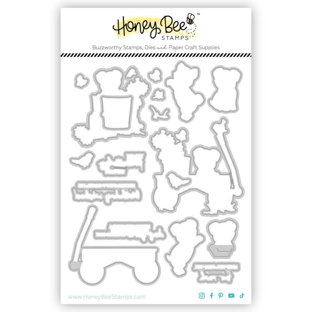 Dog Gone Amazing - Honey Cuts - Coordinating Dies - Honey Bee Stamps