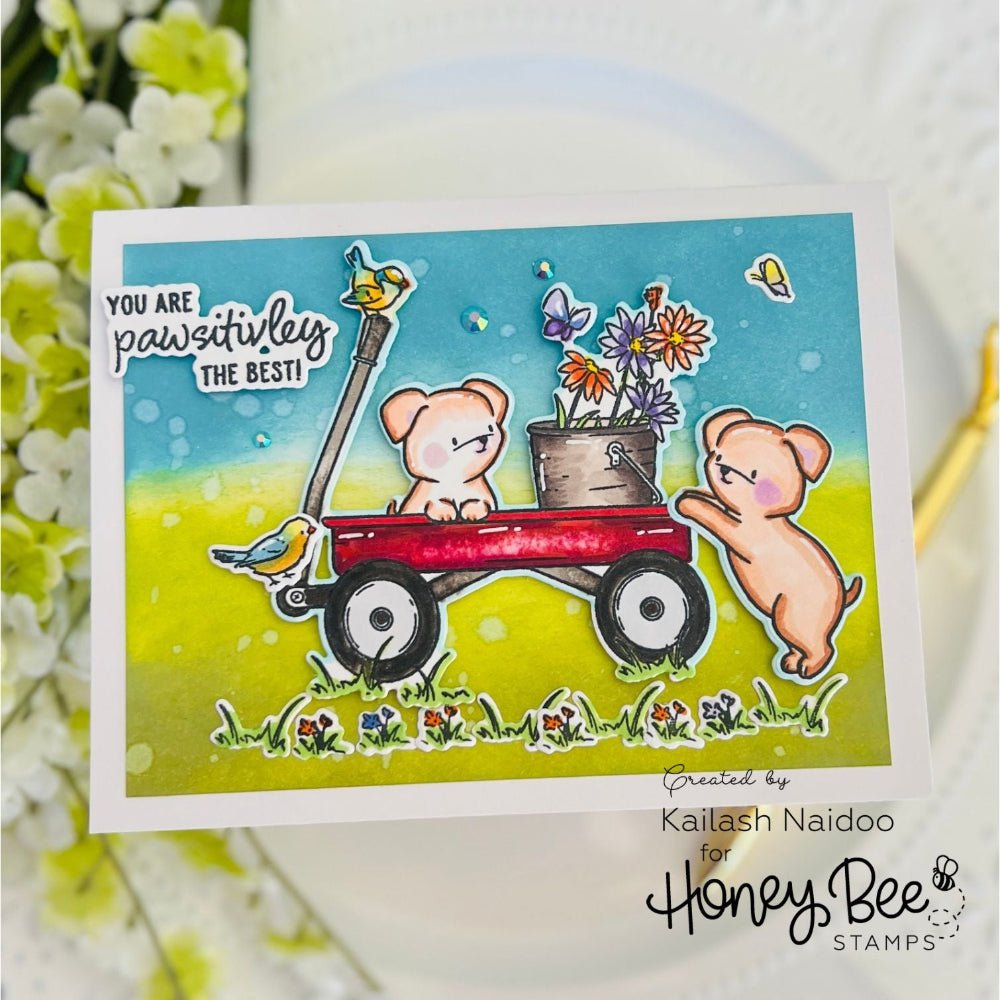 Dog Gone Amazing - Honey Cuts - Coordinating Dies - Honey Bee Stamps
