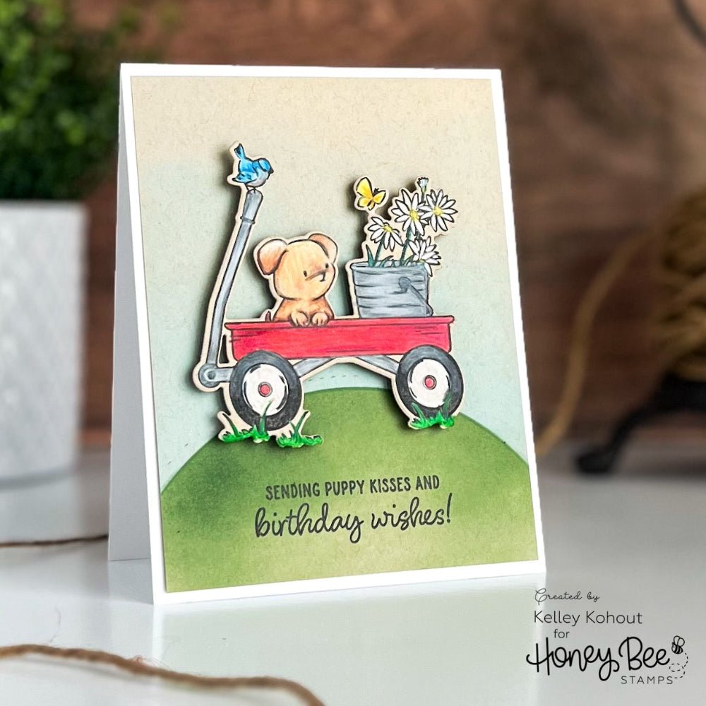 Dog Gone Amazing - Honey Cuts - Coordinating Dies - Honey Bee Stamps