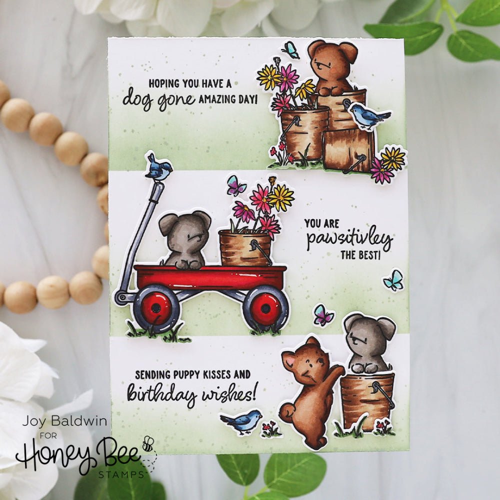 Dog Gone Amazing - Honey Cuts - Coordinating Dies - Honey Bee Stamps