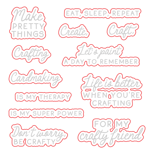 Don't Worry, Be Crafty - Honey Cuts - Coordinating Dies - Honey Bee Stamps