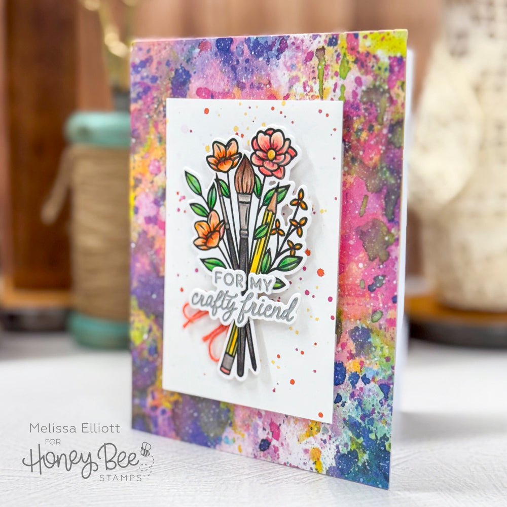Don't Worry, Be Crafty - Honey Cuts - Coordinating Dies - Honey Bee Stamps