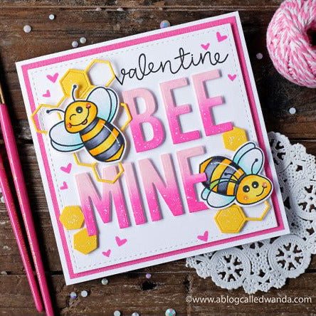 Double Stitched Squares - Honey Cuts - Stand - Alone Dies - Honey Bee Stamps