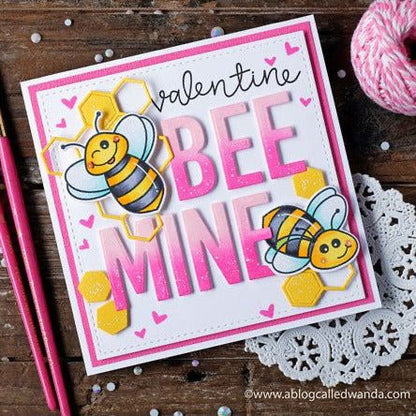 Double Stitched Squares - Honey Cuts - Stand - Alone Dies - Honey Bee Stamps