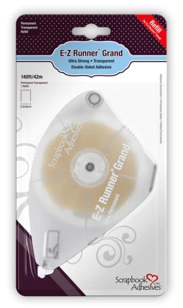 E - Z Runner Grand Ultra Stong Adhesive Tape Runner Refill - Transparent - Honey Bee Stamps