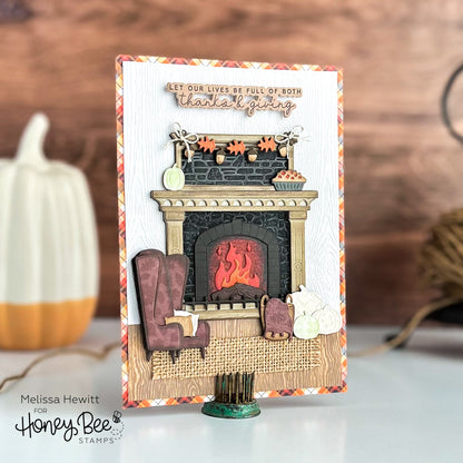 Lovely Layers: Fireplace - Honey Cuts