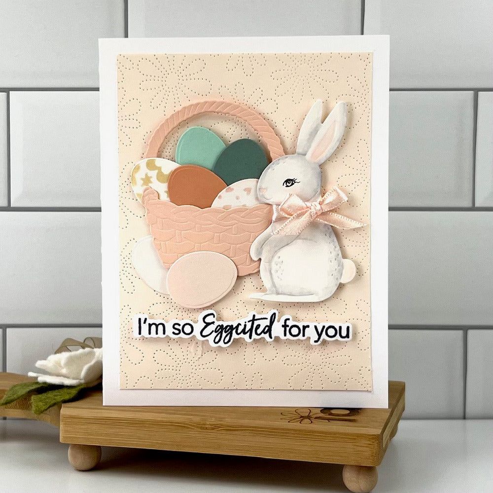 Easter Eggs - 6"x6" Coordinating Stencil - Retiring - Honey Bee Stamps