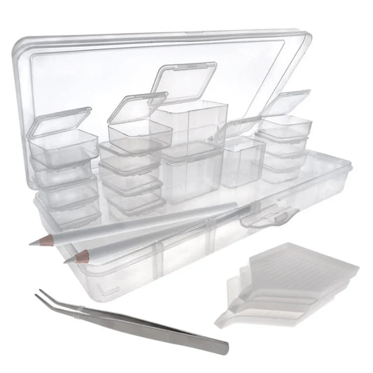 Embellishment, Sequin, Bead Storage Boxes and 24 Piece Accessory Tool Kit - Honey Bee Stamps