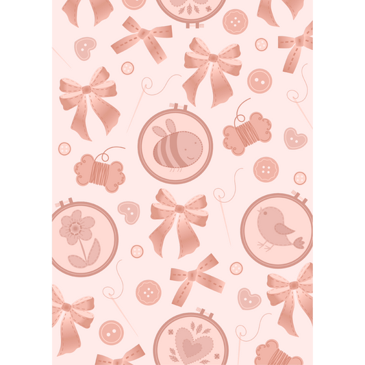 Embroidered - 3D Embossing Folder - Honey Bee Stamps