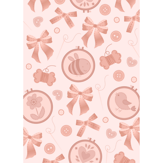 Embroidered - 3D Embossing Folder - Honey Bee Stamps