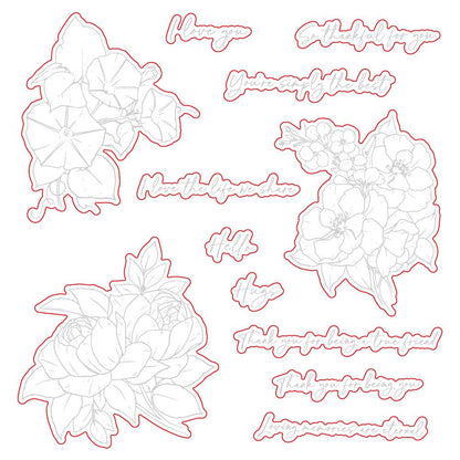 Eternal Love - Honey Cuts - Coordinating Dies - Retiring - Honey Bee Stamps