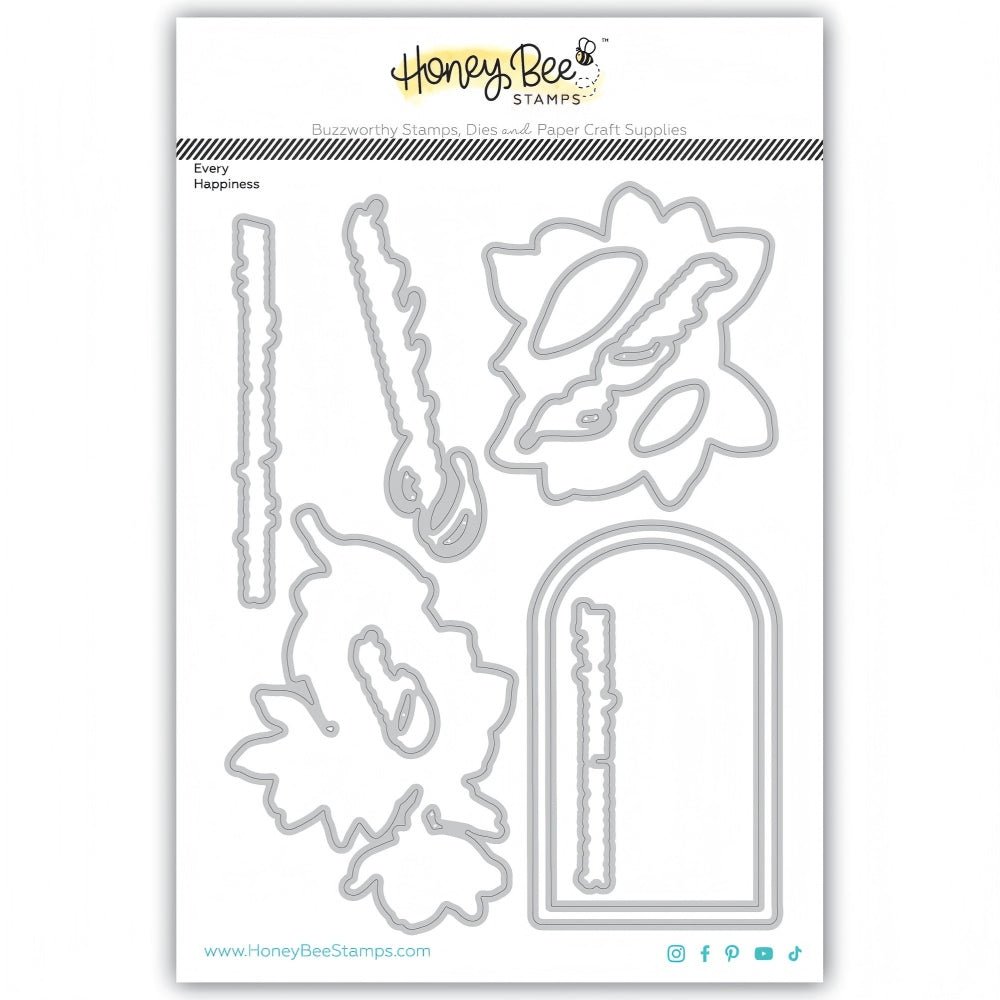 Every Happiness - Honey Cuts Coordinating Dies - Honey Bee Stamps