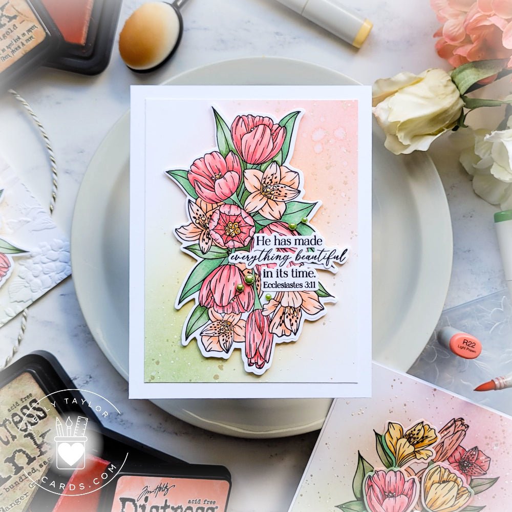 Everything Beautiful - 6x6 Photopolymer Stamp Set - Honey Bee Stamps