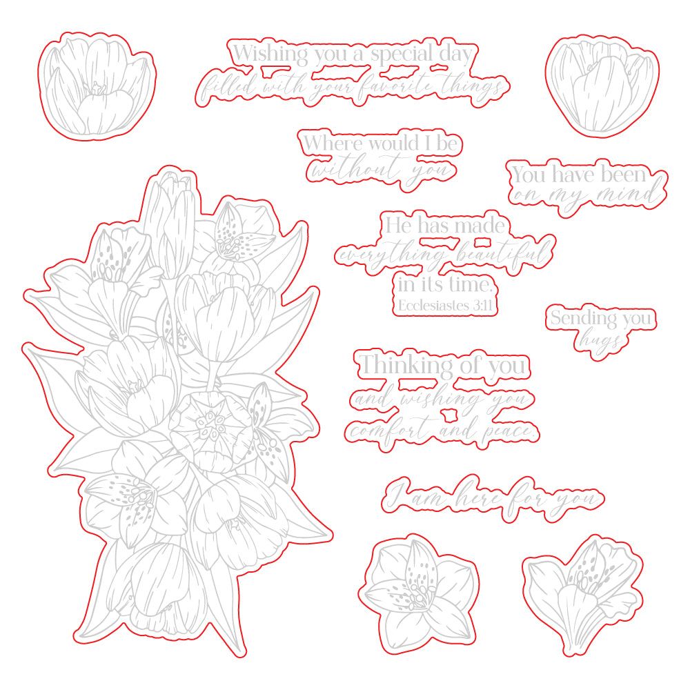 Everything Beautiful - Honey Cuts - Coordinating Dies - Honey Bee Stamps