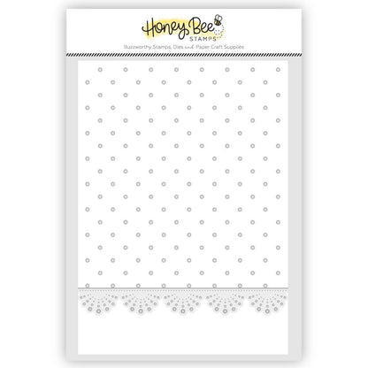 Eyelet Lace - 3D Embossing Folder and Coordinating Die Set - Honey Bee Stamps