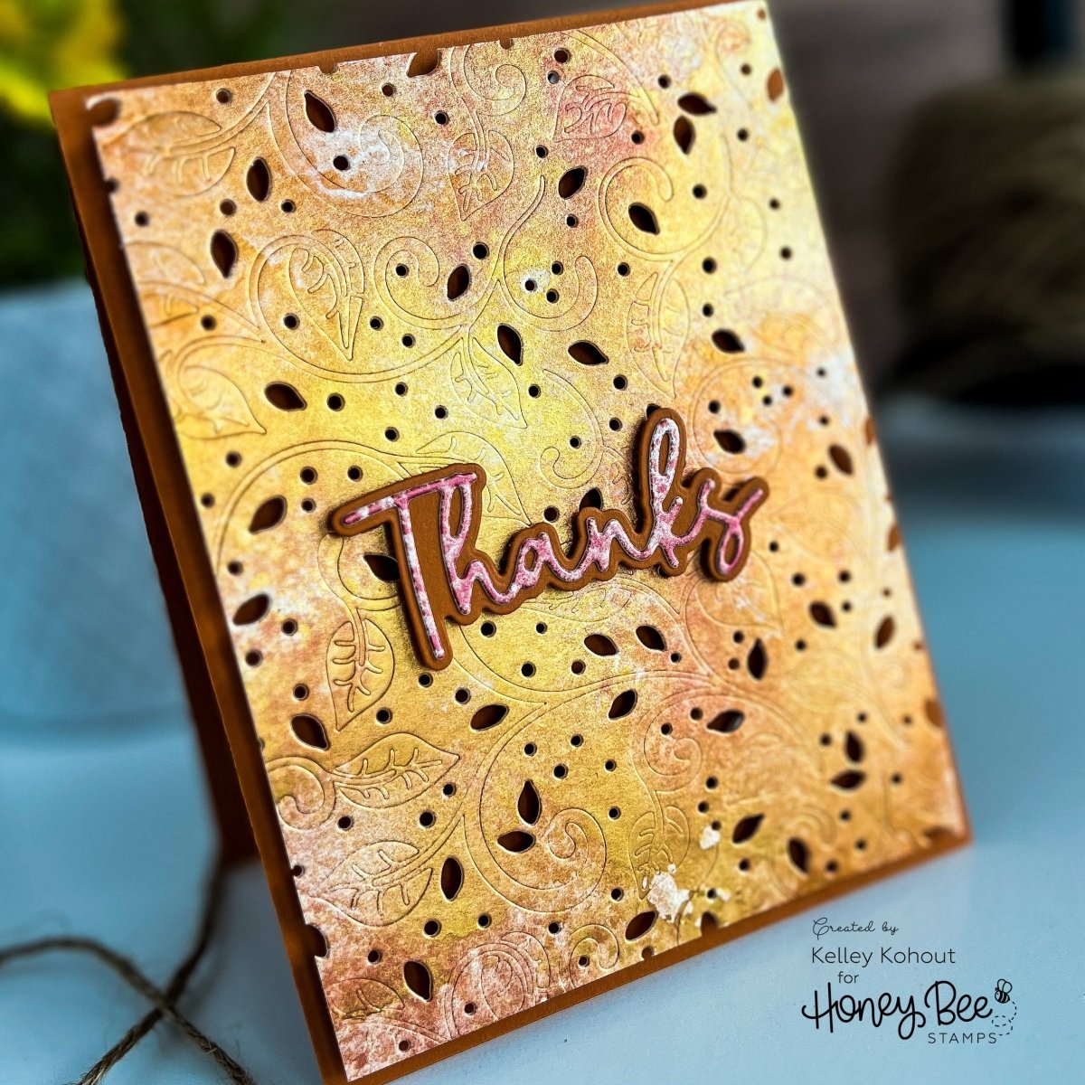 Fabulous Fall Cover Plate - Honey Cuts - Stand - Alone Dies - Honey Bee Stamps