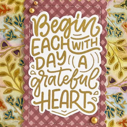 Fall Foliage Frame - Set of 4 - 6"x6" Coordinating Stencils - Honey Bee Stamps