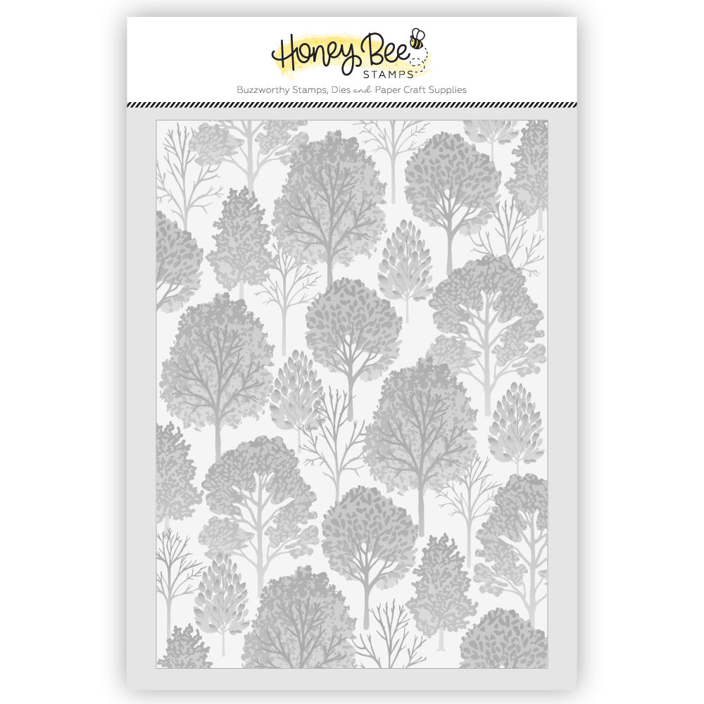 Fall Forest - 3D Embossing Folder - Honey Bee Stamps