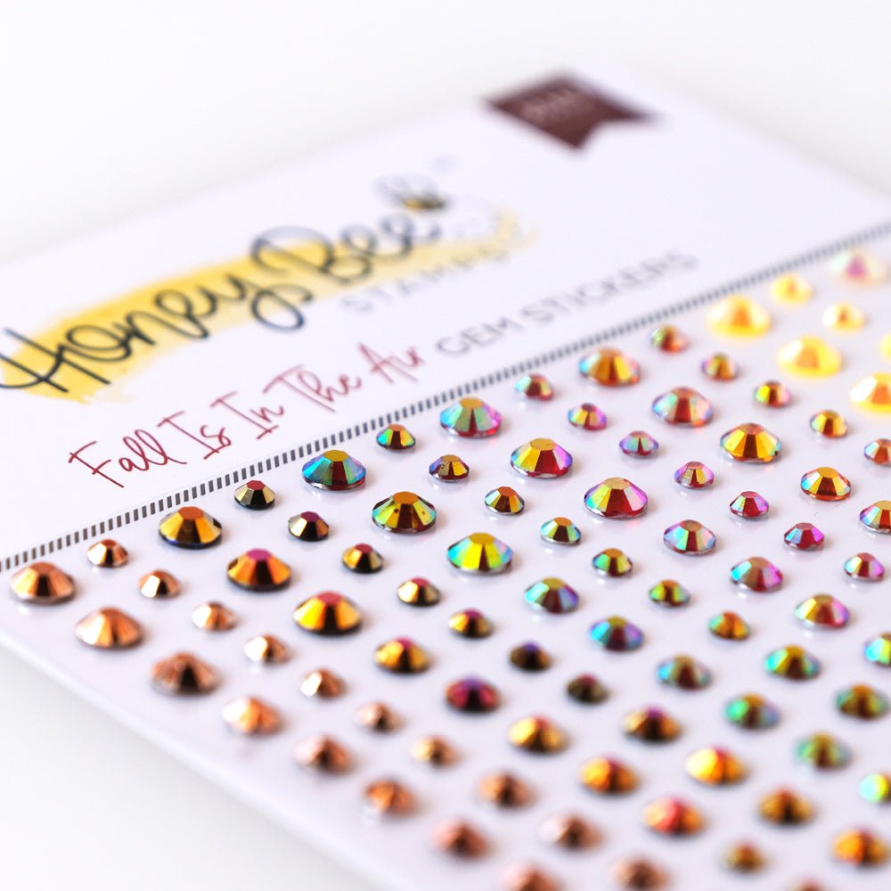 Fall Is In The Air Gems Stickers - 210 Count - Honey Bee Stamps