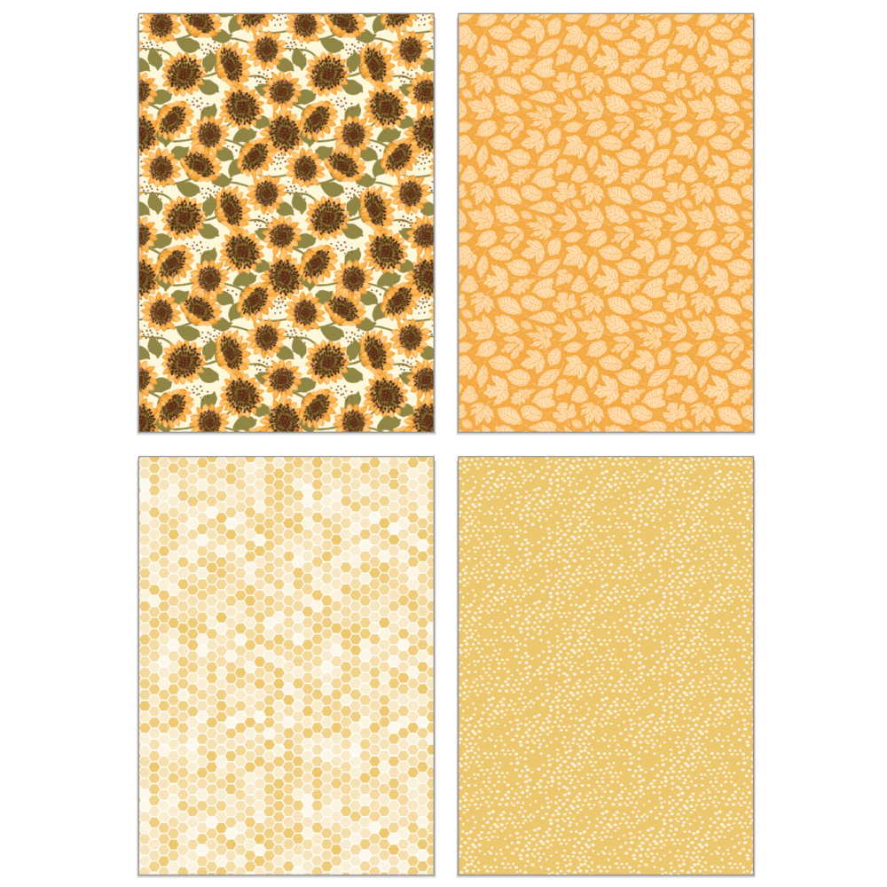 Fall Is In The Air Paper Pad 6x8.5 - 24 Double - Sided Sheets - Honey Bee Stamps