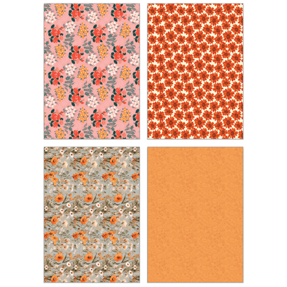 Fall Is In The Air Paper Pad 6x8.5 - 24 Double - Sided Sheets - Honey Bee Stamps