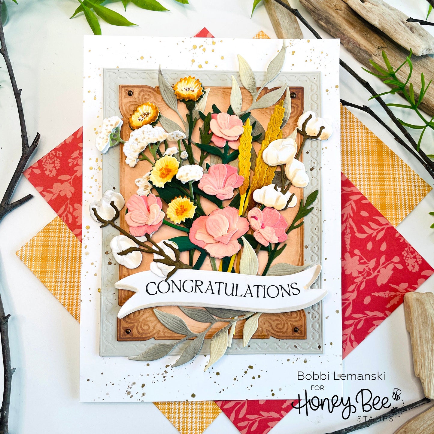 Fancy Fall Layering Frames - Honey Cuts - Honey Bee Stamps