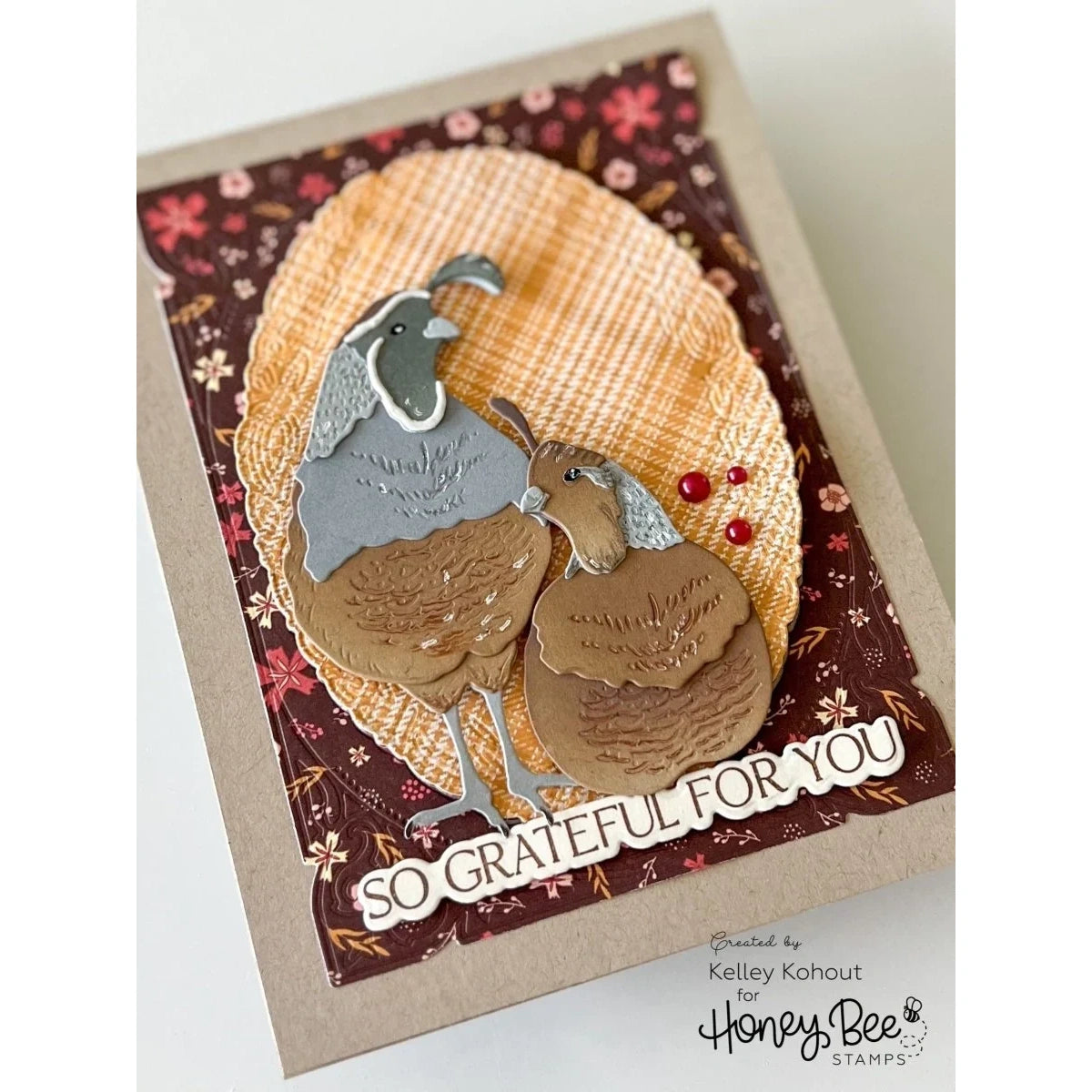 Fancy Fall Layering Frames - Honey Cuts - Stand - Alone Dies - Honey Bee Stamps