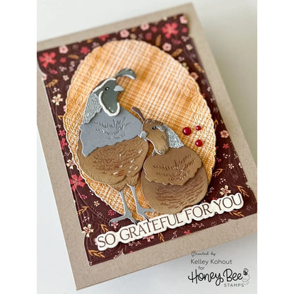 Fancy Fall Layering Frames - Honey Cuts - Stand - Alone Dies - Honey Bee Stamps