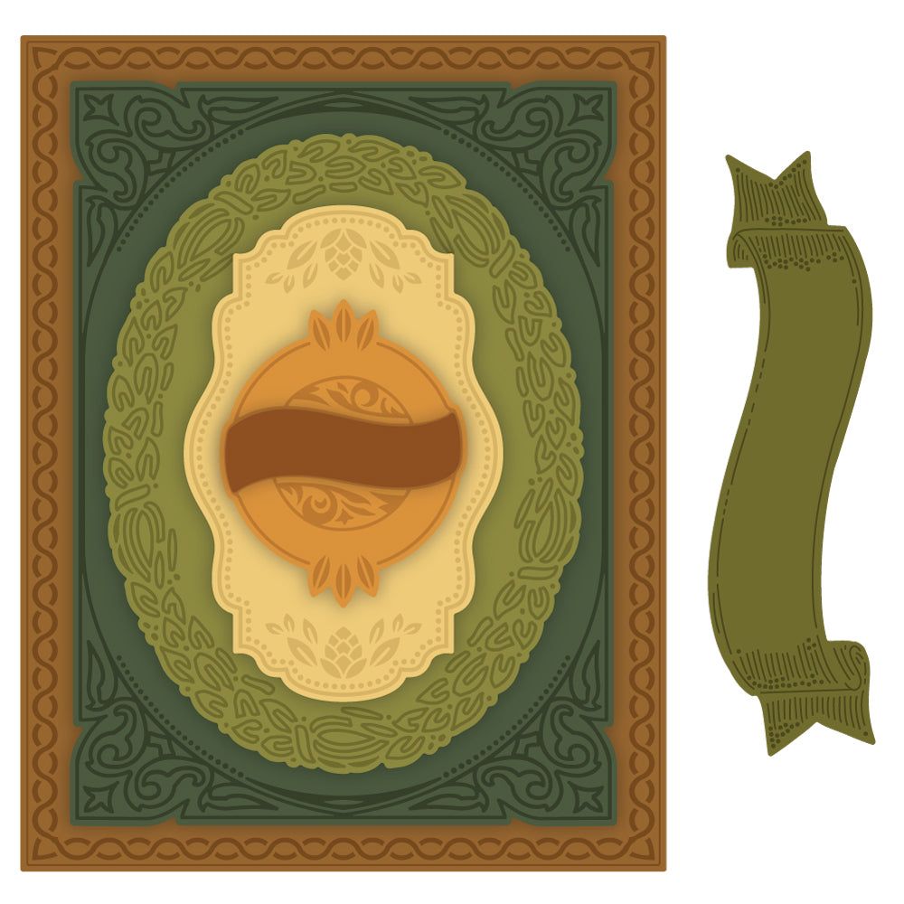 Fancy Fall Layering Frames - Honey Cuts - Stand - Alone Dies - Honey Bee Stamps