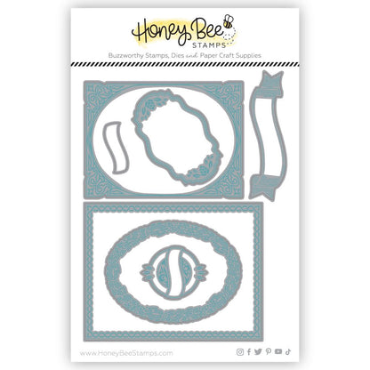 Fancy Fall Layering Frames - Honey Cuts - Stand - Alone Dies - Honey Bee Stamps